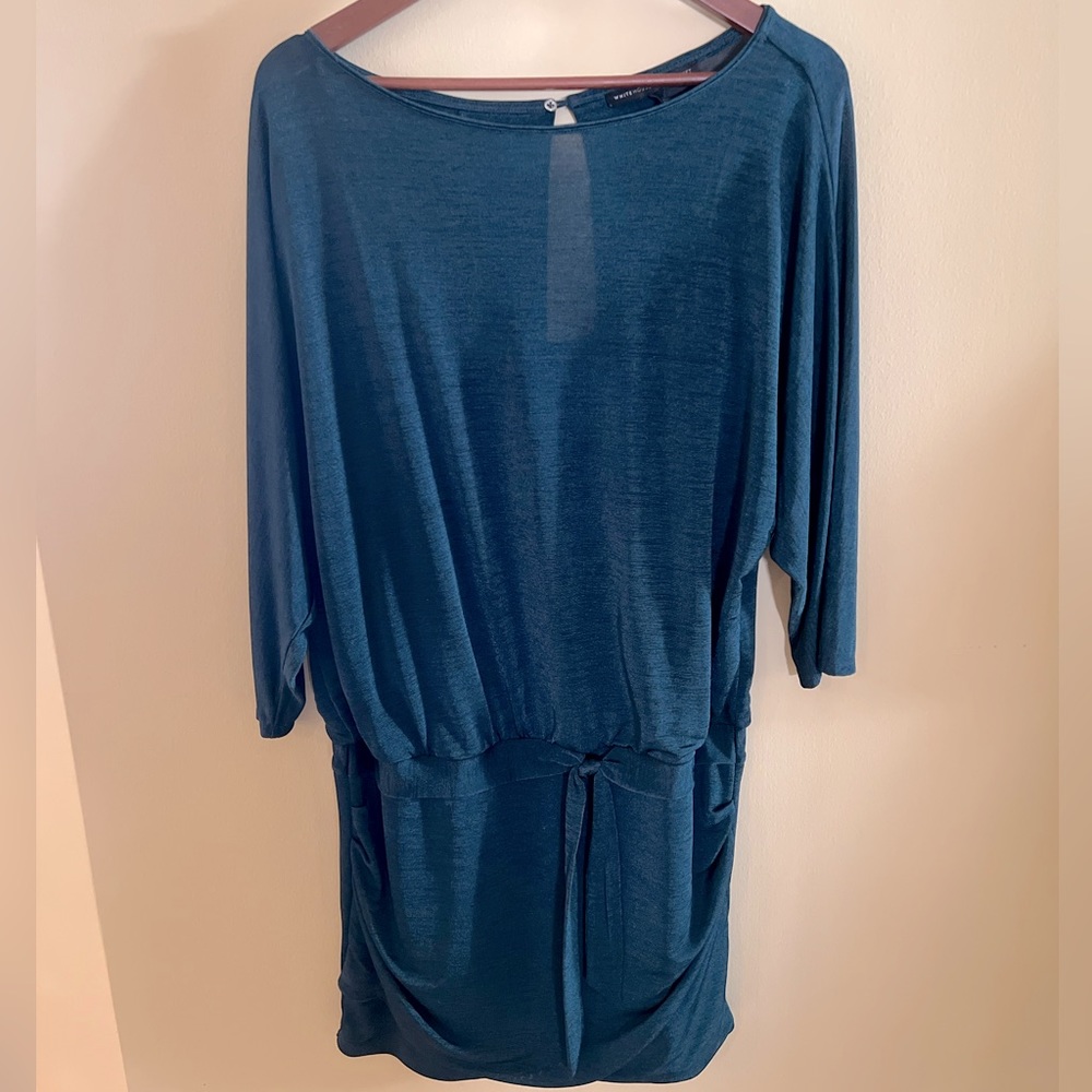 White House Black Market Teal Dress